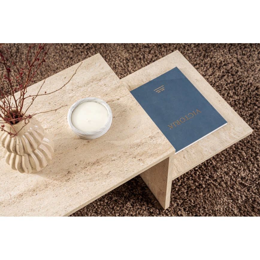 Mesa de centro HARMONY 40x80 cm beige