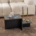 Mesa de centro HARMONY 40x80 cm negro