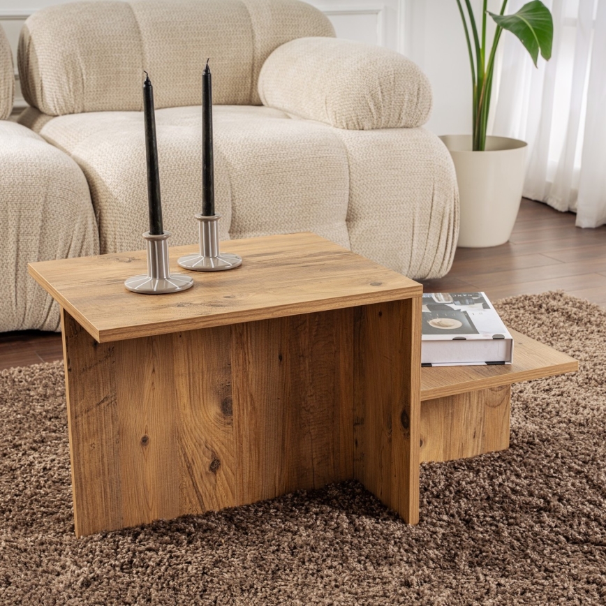 Mesa de centro HARMONY 40x80 cm pino atlantic