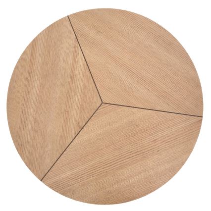 Mesa de centro KARIDA 41x80 cm beige/negro