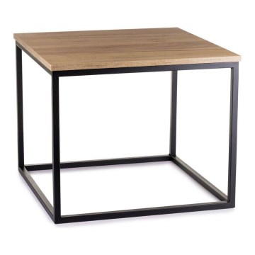 Mesa de centro KVADRATO 50x61 cm negro