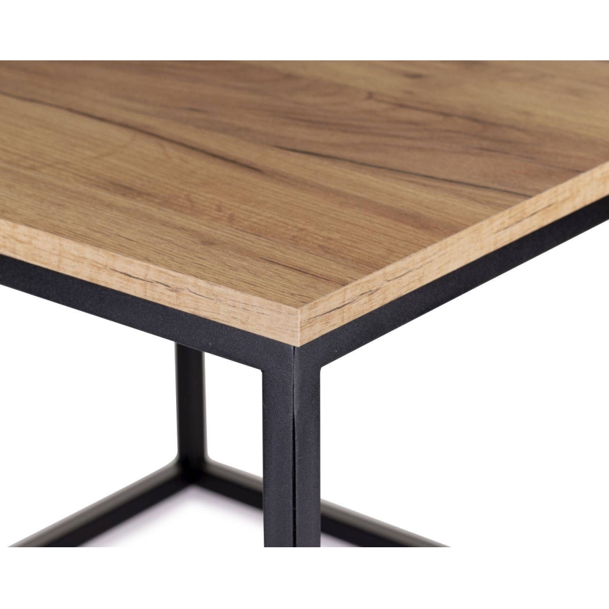 Mesa de centro KVADRATO 50x61 cm negro
