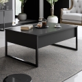 Mesa de centro LUXE 40x90 cm antracita/negro