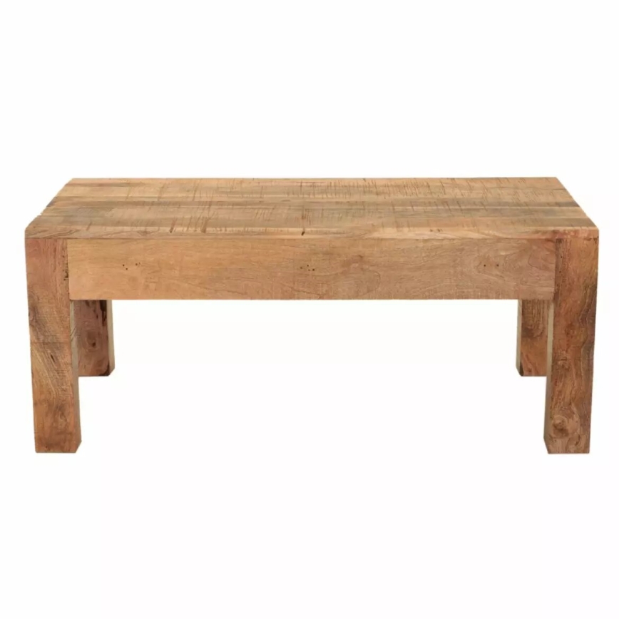 Mesa de centro MANU 110x60 cm madera maciza/árbol de mango