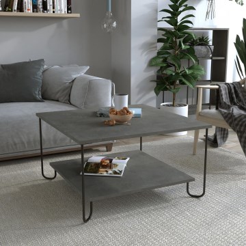 Mesa de centro MARBO 45x80 cm gris