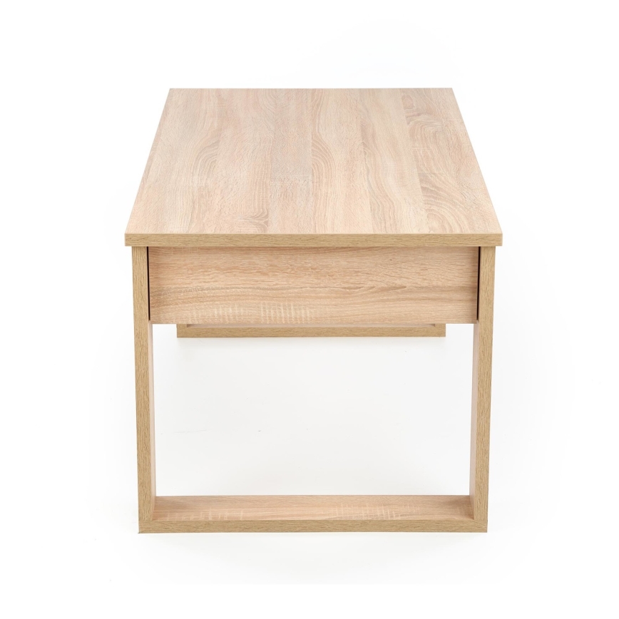 Mesa de centro con cajones NEA 52x110 cm beige/roble sonoma
