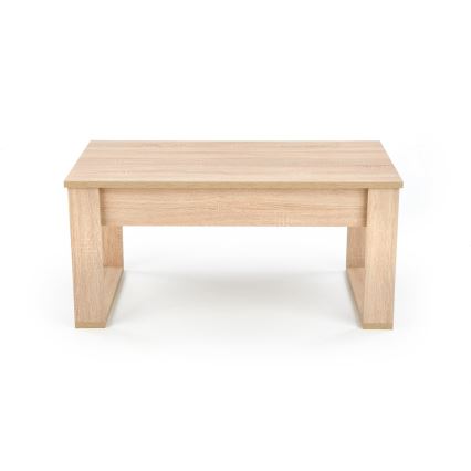 Mesa de centro con cajones NEA 52x110 cm beige/roble sonoma
