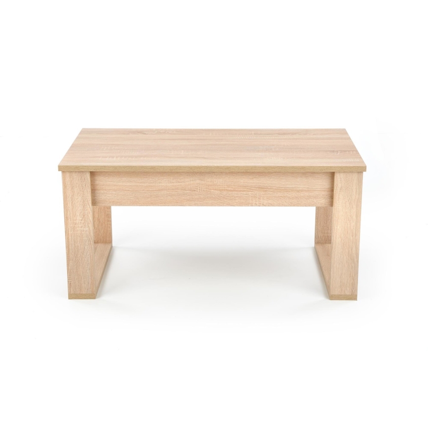 Mesa de centro con cajones NEA 52x110 cm beige/roble sonoma