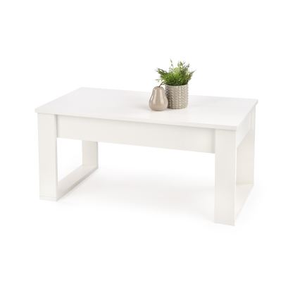 Mesa de centro con cajones NEA 52x110 cm blanco