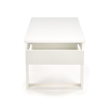 Mesa de centro con cajones NEA 52x110 cm blanco