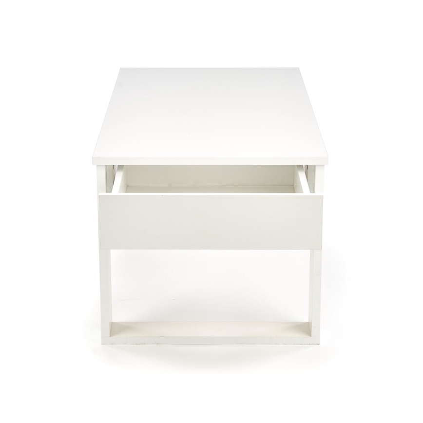 Mesa de centro con cajones NEA 52x110 cm blanco