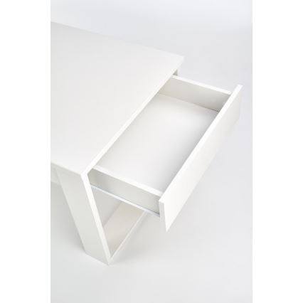 Mesa de centro con cajones NEA 52x110 cm blanco