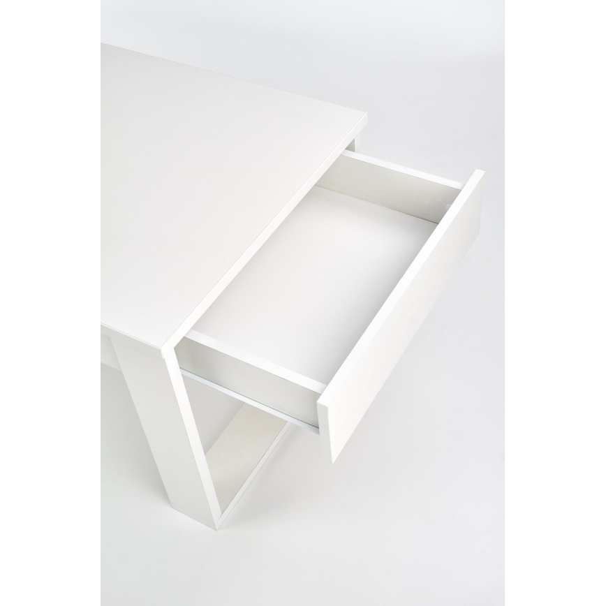 Mesa de centro con cajones NEA 52x110 cm blanco