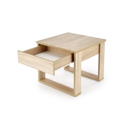 Mesa de centro con cajón NEA 52x60 cm roble sonoma