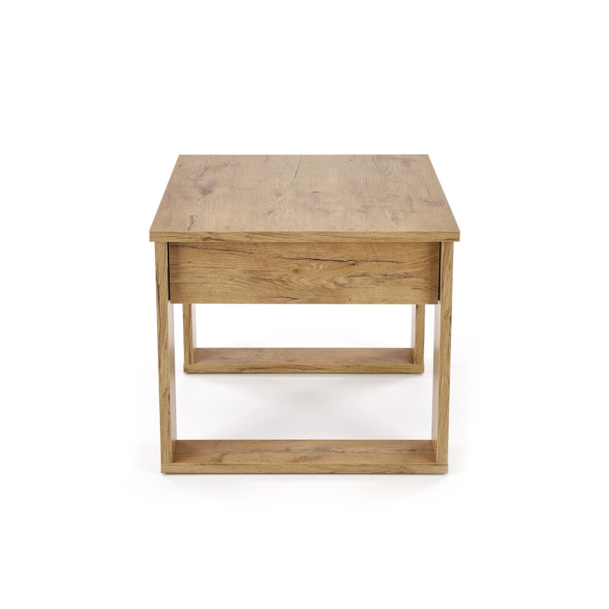 Mesa de centro con cajón NEA 52x60 cm roble wotan