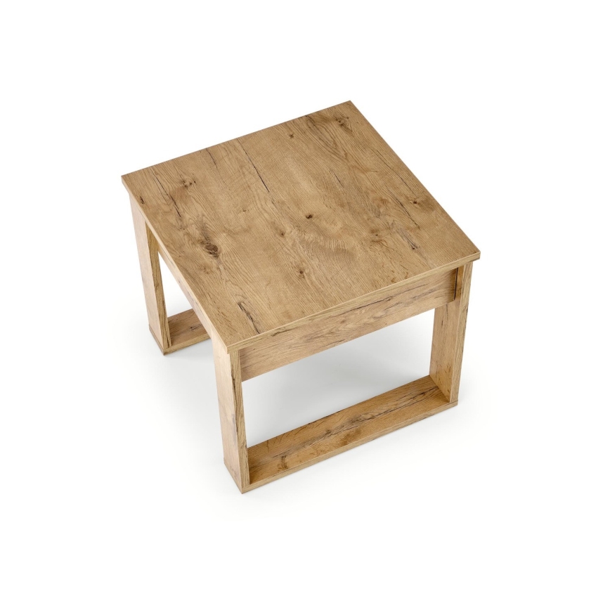 Mesa de centro con cajón NEA 52x60 cm roble wotan