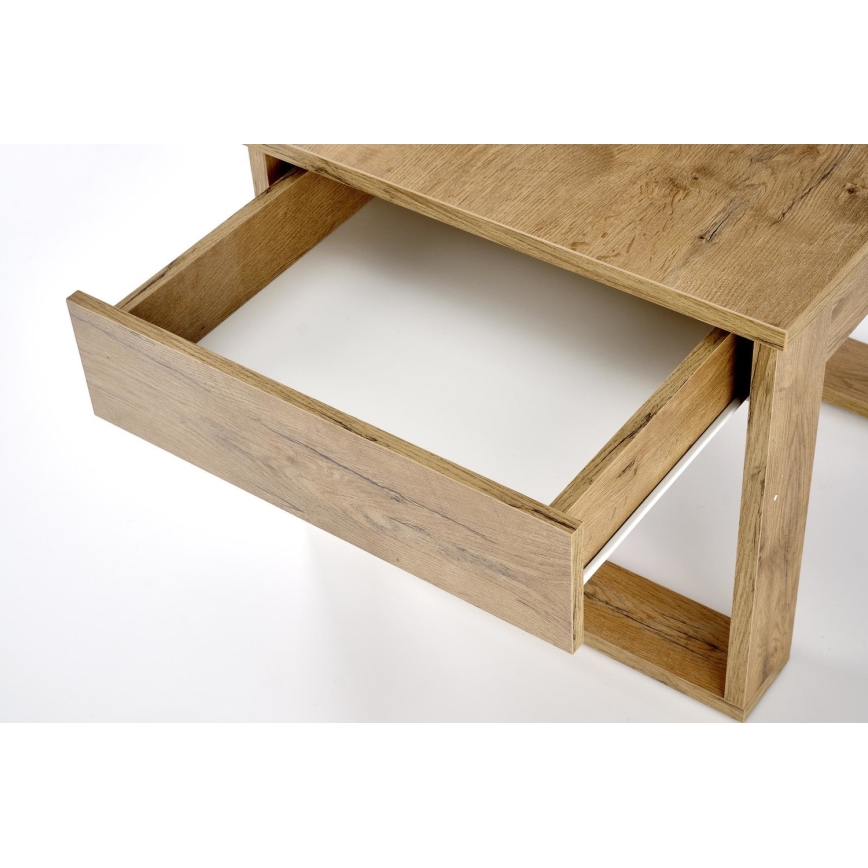 Mesa de centro con cajón NEA 52x60 cm roble wotan