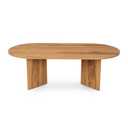 Mesa de centro OVAL 60x120 cm marrón