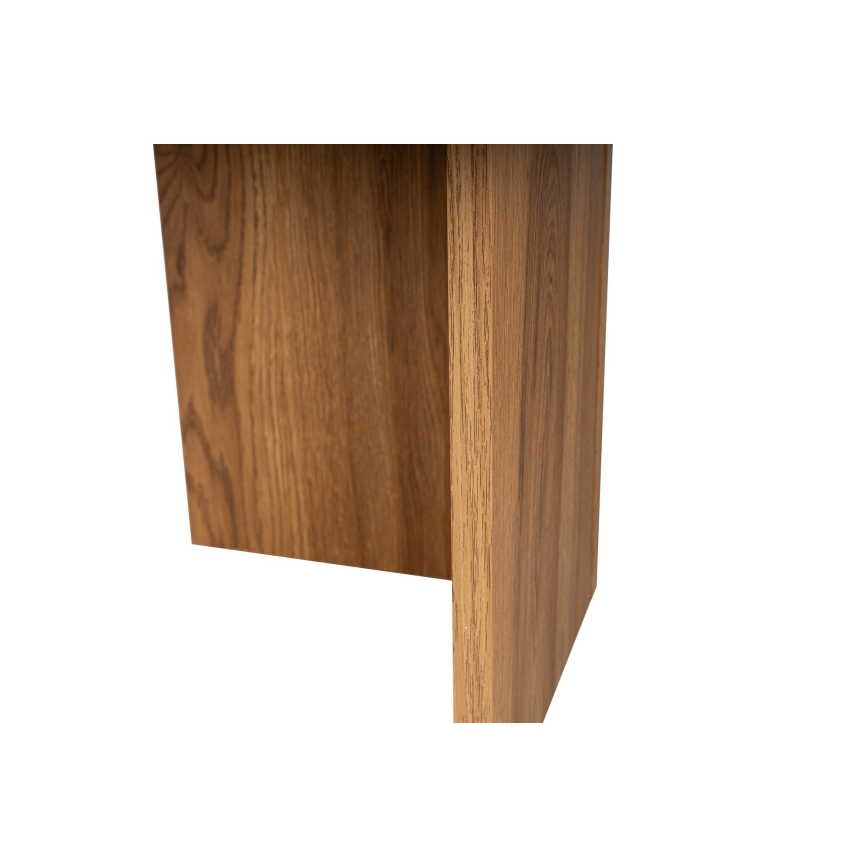 Mesa de centro OVAL 60x120 cm marrón