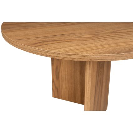 Mesa de centro OVAL 60x120 cm marrón