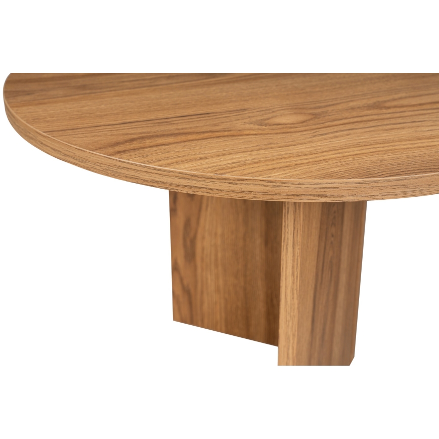 Mesa de centro OVAL 60x120 cm marrón