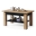 Mesa de centro plegable con estante ADONIS roble/negro