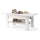 Mesa de centro plegable con tablero elevable ROY blanco