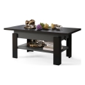 Mesa de centro plegable con tablero elevable ROY negro/antracita