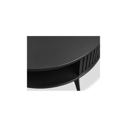 Mesa de centro ROENNI 44x75 cm negro/blanco