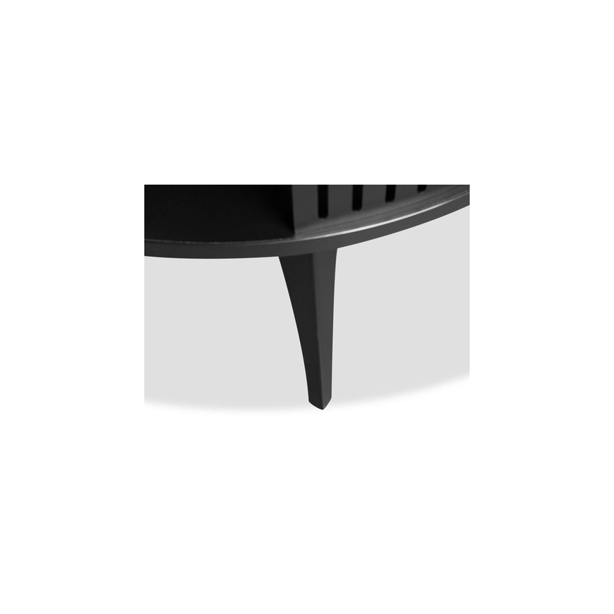Mesa de centro ROENNI 44x75 cm negro/blanco