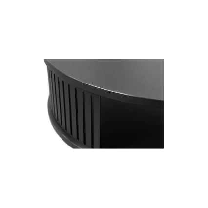Mesa de centro ROENNI 44x75 cm negro/blanco