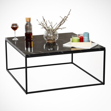 Mesa de centro ROYAL 43x75 cm negro