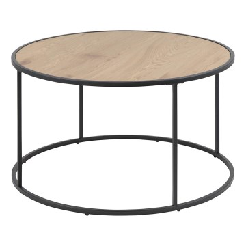 Mesa de centro SARON roble/negro