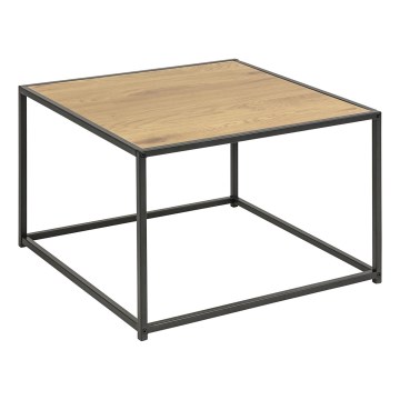 Mesa de centro SARON roble/negro