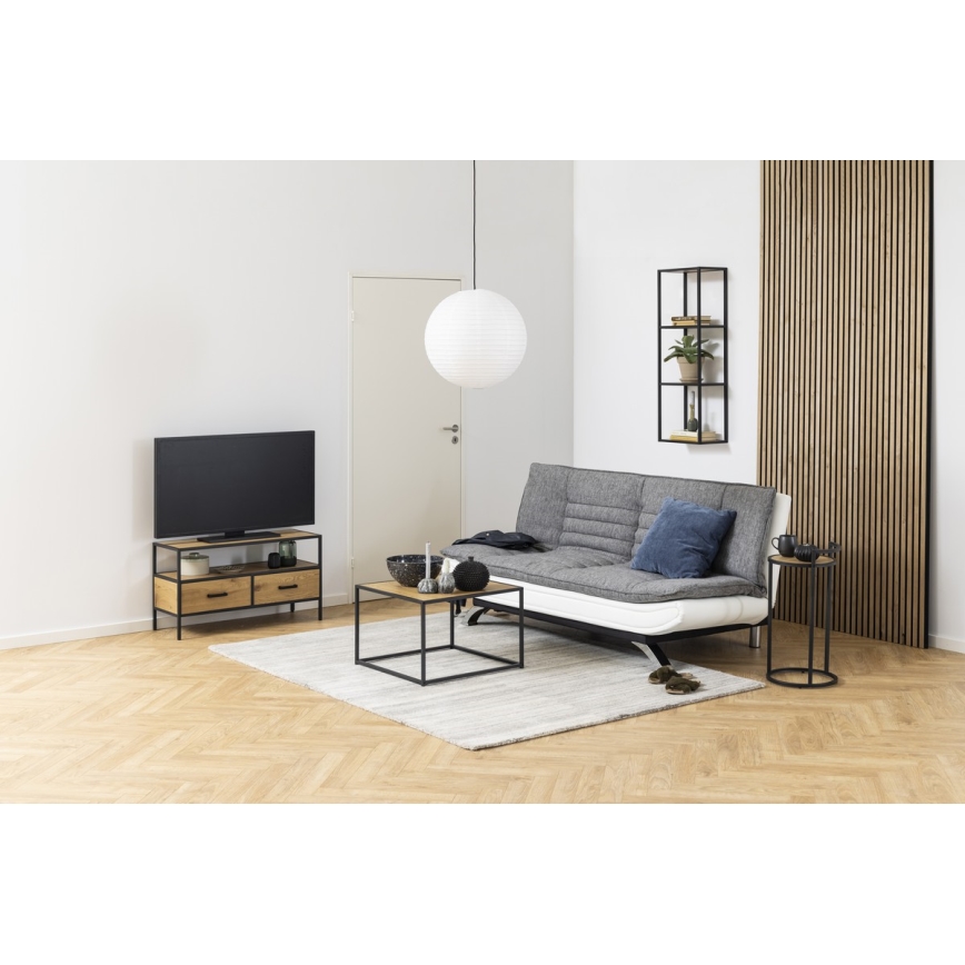 Mesa de centro SARON roble/negro