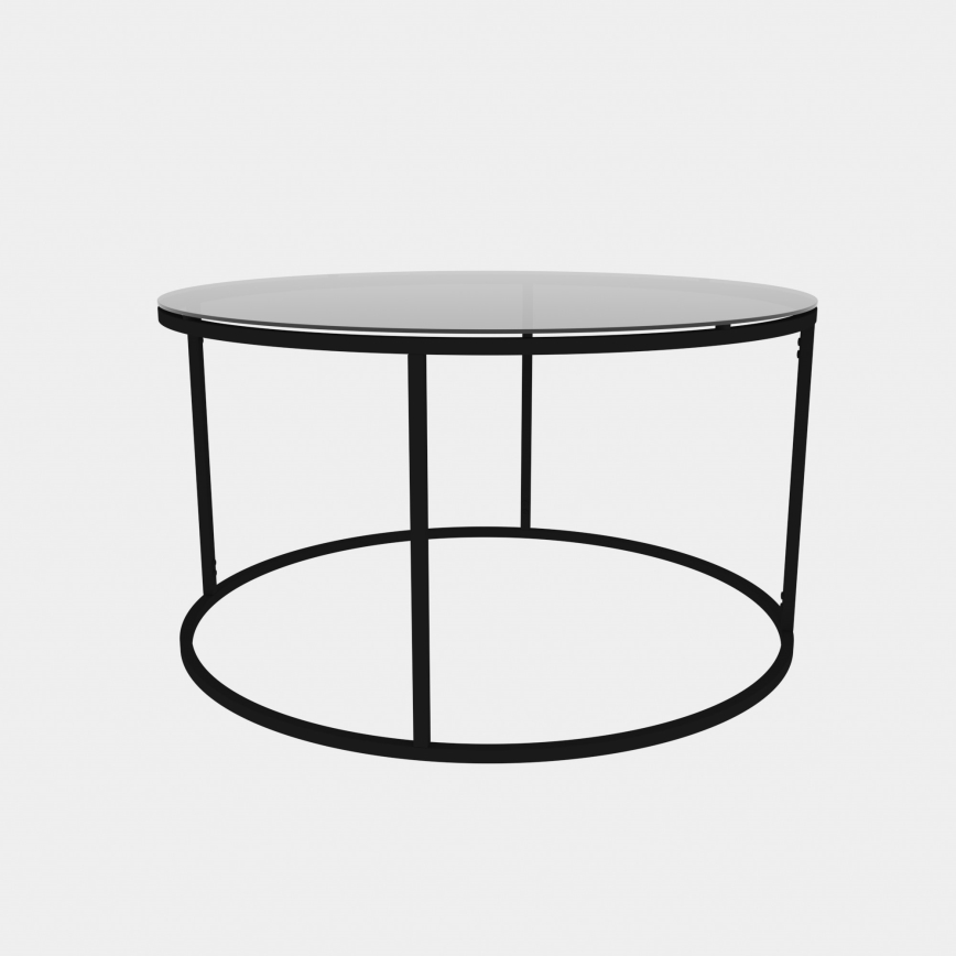 Mesa de centro STARTIS 60x44,8 cm negro
