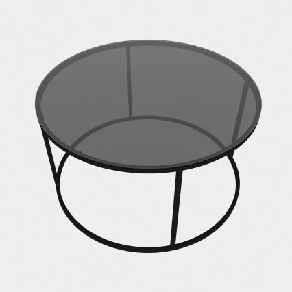 Mesa de centro STARTIS 60x44,8 cm negro