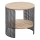 Mesa de centro TRAFICA 41x41 cm negro/beige