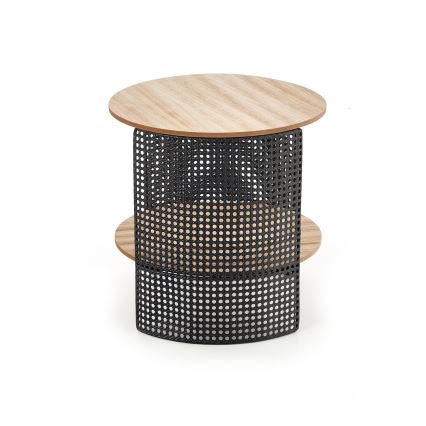 Mesa de centro TRAFICA 41x41 cm negro/beige