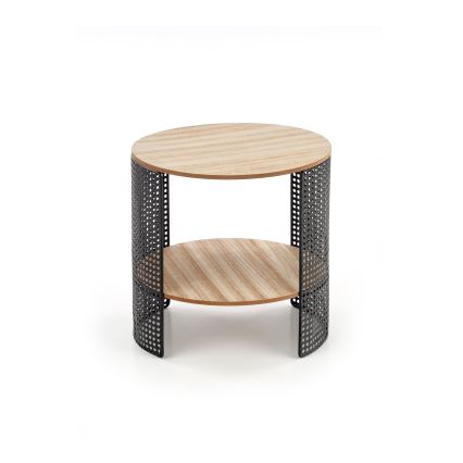 Mesa de centro TRAFICA 41x41 cm negro/beige
