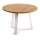 Mesa de centro TRILEG 48x70 cm blanco/roble