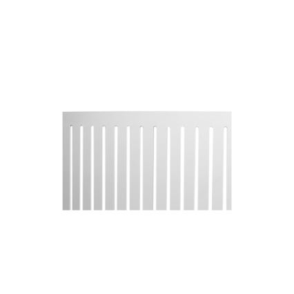Mesa de centro VELEDE 25x58,5 cm blanco