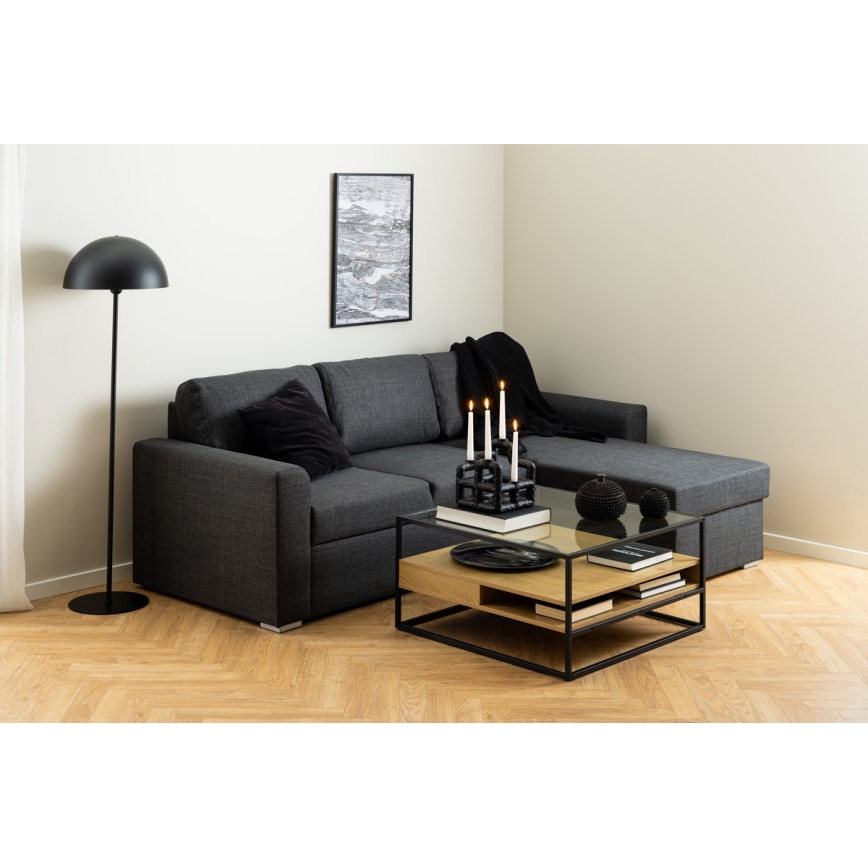 Mesa de centro ZEIN roble/negro
