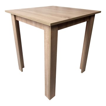 Mesa de comedor cuadrada LEVI roble