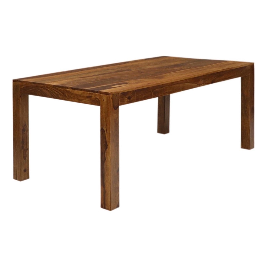 Mesa de comedor GANI 140x90 cm madera maciza/palisandro