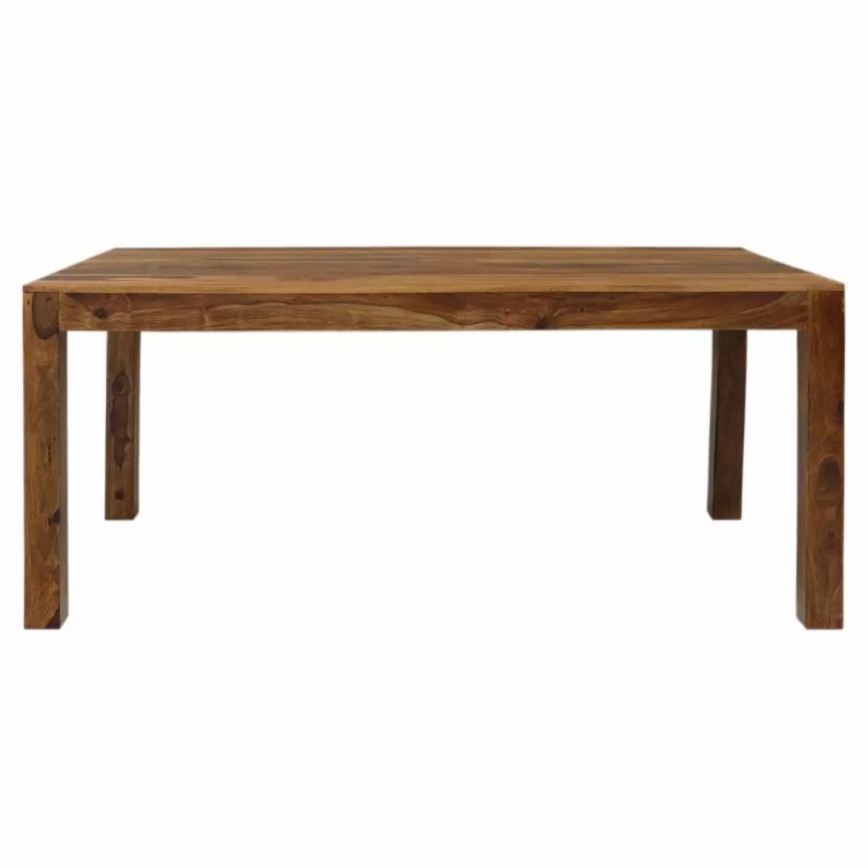 Mesa de comedor GANI 140x90 cm madera maciza/palisandro