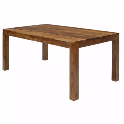 Mesa de comedor GANI 140x90 cm madera maciza/palisandro