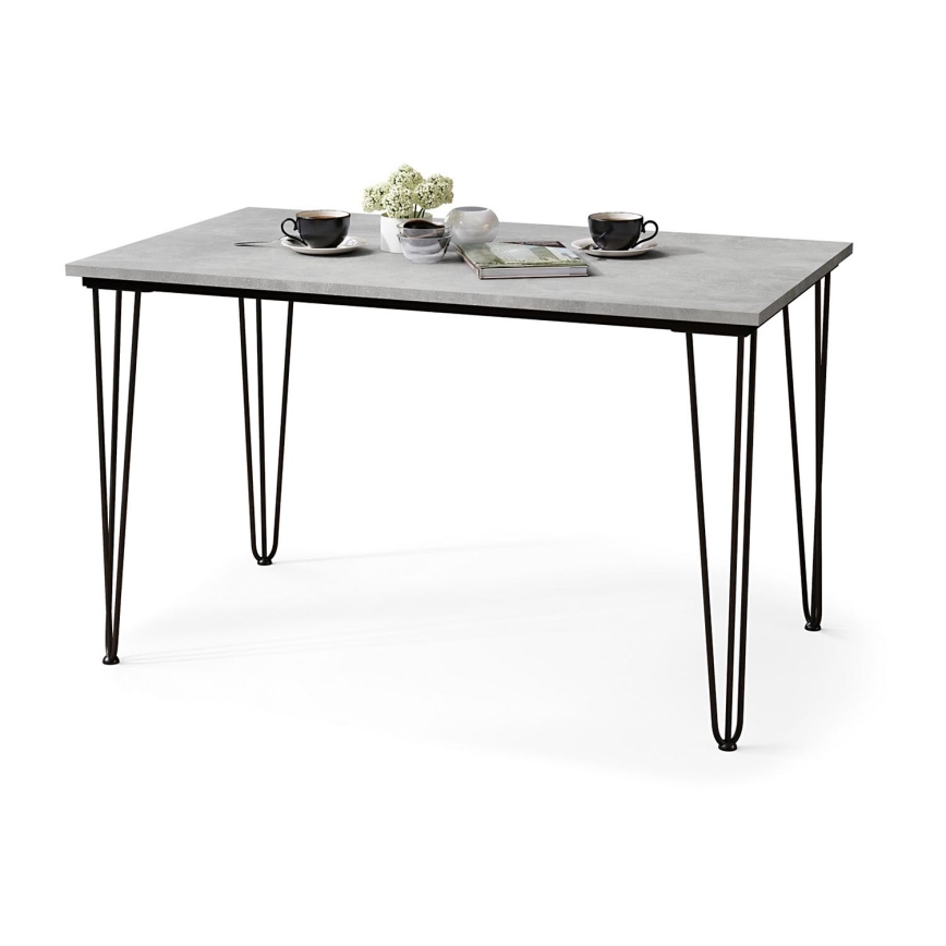 Mesa de comedor HALIJA gris