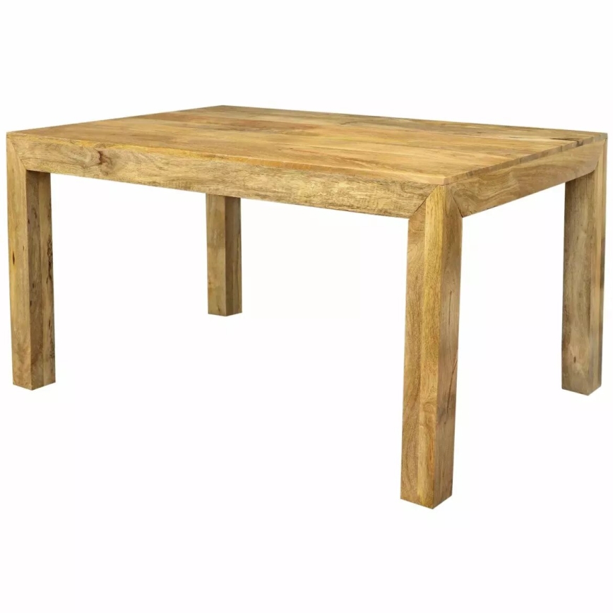 Mesa de comedor HINA 140x90 cm madera maciza/árbol de mango