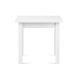 Mesa de comedor HOSPE 78x80 cm haya/blanco